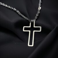 گردنبند سلیب استیل