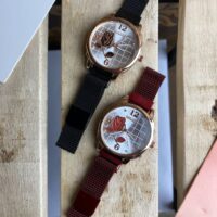 ساعت زنانه/دخترانه طرح گل برند oulijia