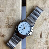 ساعت زنانه/دخترانه بند تمام استیل برند omega اومگا