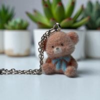 گردنبند عروسک خرسی