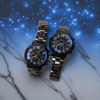 ساعت مردانه استیل مشکی ET