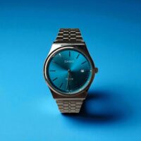 ساعت مردانه کاسیو فول استیل آبی