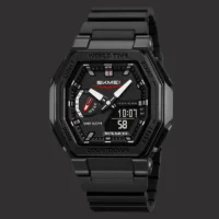 ساعت مچی مردانه اسکمی 2438 اورجینال مشکی دیجیتالی