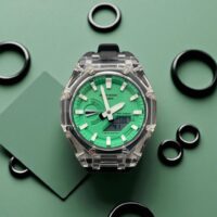 G-SHOCK GA-2100 black.green auto جی شاک مشکی . سبز