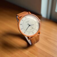 ساعت ZARA زارا بند چرمی قهوه ای