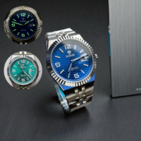 ساعت مچی مردانه برند بین باند binbond فول استیل تاریخ دار شب نما (رنگ بندی)